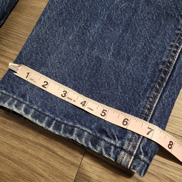 Rockies Vintage High Rise Mom Jean 32/13 Medium Blue Denim 80s - Picture 7 of 11